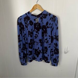 Ann Taylor Floral Print Top XS NWT